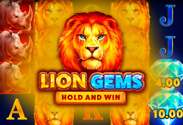 Lion Gems Hold and Win Slot
